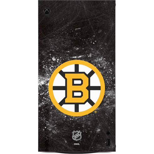 NHL Boston Bruins Iced XBox Series X Digital Edition Console Skin